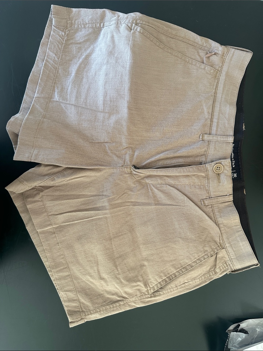 Abercrombie & Fitch Men's Tan Khaki Shorts